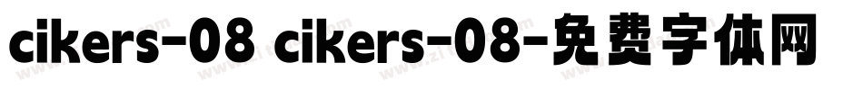 cikers-08 cikers-08字体转换